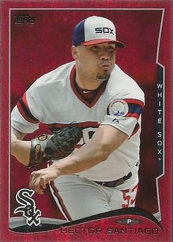 2014 Topps - Red Foil #320 Hector Santiago Front