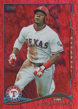 2014 Topps - Red Foil #324 Elvis Andrus Front