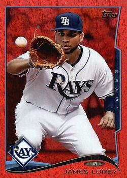 2014 Topps - Red Foil #328 James Loney Front