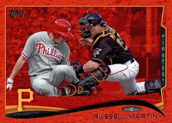 2014 Topps - Red Foil #360 Russell Martin Front