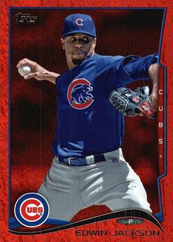 2014 Topps - Red Foil #361 Edwin Jackson Front
