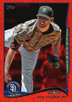 2014 Topps - Red Foil #409 Ian Kennedy Front