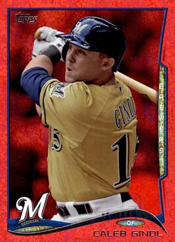 2014 Topps - Red Foil #472 Caleb Gindl Front