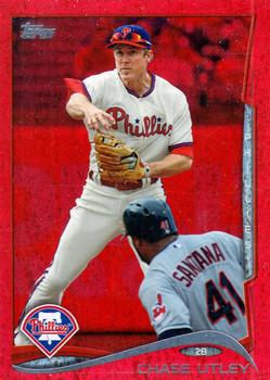 2014 Topps - Red Foil #502 Chase Utley Front