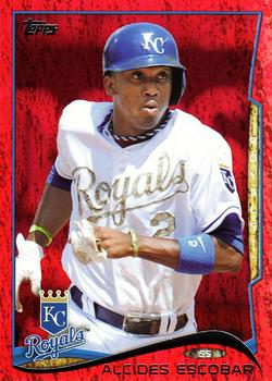 2014 Topps - Red Foil #514 Alcides Escobar Front
