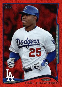 2014 Topps - Red Foil #566 Carl Crawford Front