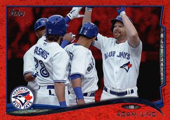 2014 Topps - Red Foil #573 Adam Lind Front