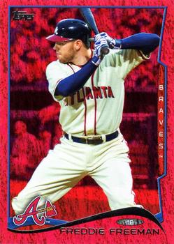 2014 Topps - Red Foil #579 Freddie Freeman Front