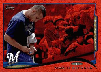 2014 Topps - Red Foil #598 Marco Estrada Front