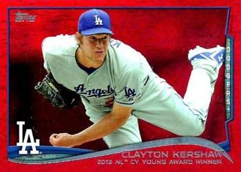 2014 Topps - Red Foil #604 Clayton Kershaw Front