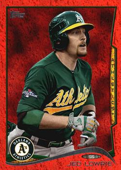 2014 Topps - Red Foil #607 Jed Lowrie Front