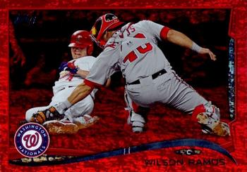 2014 Topps - Red Foil #645 Wilson Ramos Front