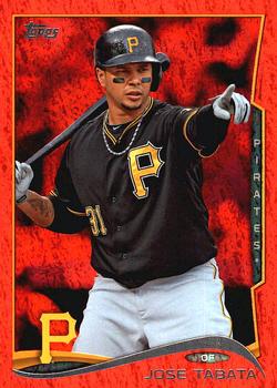 2014 Topps - Red Foil #654 Jose Tabata Front