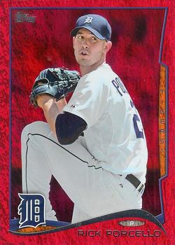 2014 Topps - Red Foil #384 Rick Porcello Front