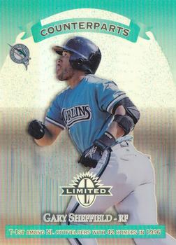 1997 Donruss Limited - Limited Exposure #24 Gary Sheffield / Ron Gant Front