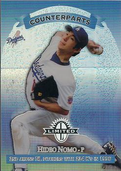 1997 Donruss Limited - Limited Exposure #43 Hideo Nomo / Charles Nagy Front