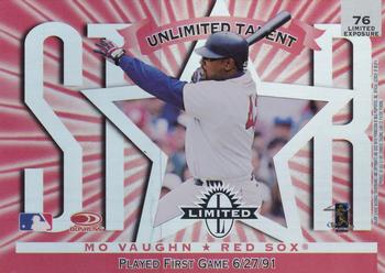 1997 Donruss Limited - Limited Exposure #76 Dmitri Young / Mo Vaughn Back