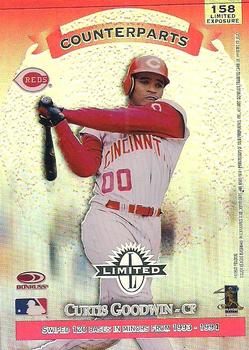 1997 Donruss Limited - Limited Exposure #158 Michael Tucker / Curtis Goodwin Back