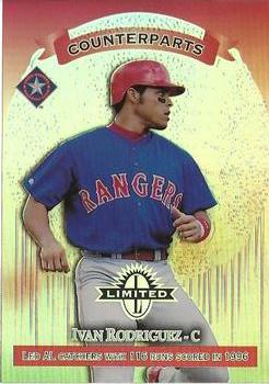 1997 Donruss Limited - Limited Exposure #171 Ivan Rodriguez / Mike Sweeney Front