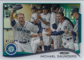 2014 Topps - Clear #224 Michael Saunders Front