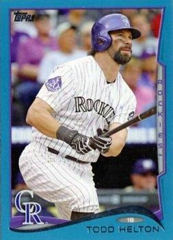 2014 Topps - Blue #17 Todd Helton Front