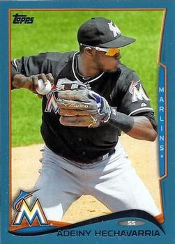 2014 Topps - Blue #41 Adeiny Hechavarria Front