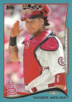 2014 Topps - Blue #57 Yadier Molina Front