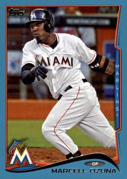 2014 Topps - Blue #70 Marcell Ozuna Front