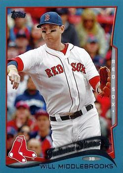 2014 Topps - Blue #136 Will Middlebrooks Front
