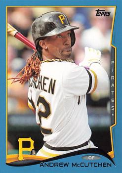 2014 Topps - Blue #150 Andrew McCutchen Front