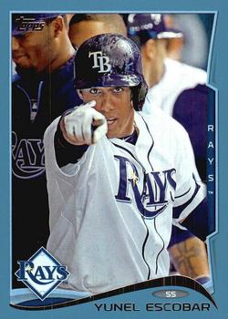 2014 Topps - Blue #184 Yunel Escobar Front