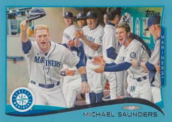 2014 Topps - Blue #224 Michael Saunders Front