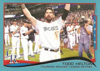 2014 Topps - Blue #253 Todd Helton Front