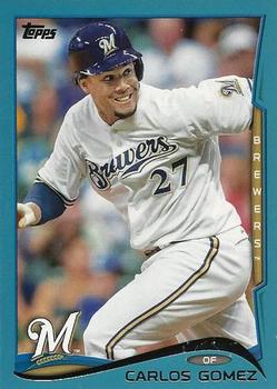 2014 Topps - Blue #302 Carlos Gomez Front