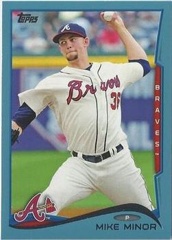 2014 Topps - Blue #316 Mike Minor Front