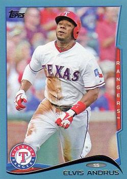 2014 Topps - Blue #324 Elvis Andrus Front