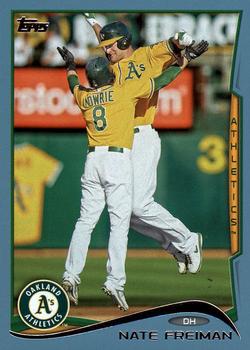 2014 Topps - Blue #343 Nate Freiman Front