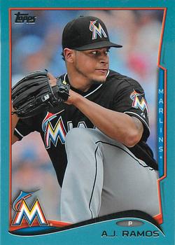 2014 Topps - Blue #353 A.J. Ramos Front