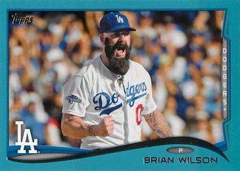 2014 Topps - Blue #367 Brian Wilson Front