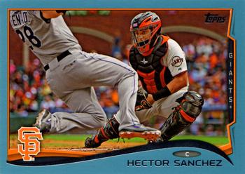 2014 Topps - Blue #399 Hector Sanchez Front