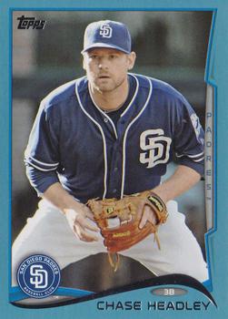 2014 Topps - Blue #417 Chase Headley Front
