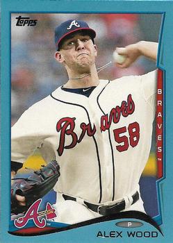 2014 Topps - Blue #437 Alex Wood Front