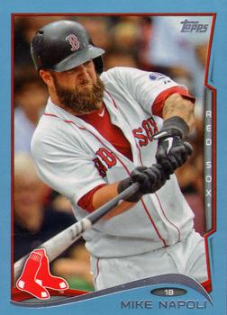 2014 Topps - Blue #473 Mike Napoli Front