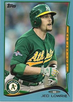 2014 Topps - Blue #607 Jed Lowrie Front