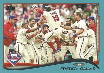 2014 Topps - Blue #637 Freddy Galvis Front