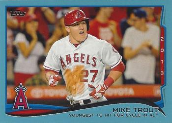 2014 Topps - Blue #364 Mike Trout Front