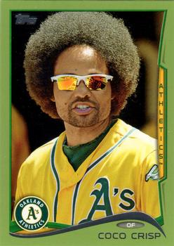 2014 Topps - Green #8 Coco Crisp Front