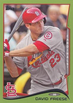 2014 Topps - Green #109 David Freese Front