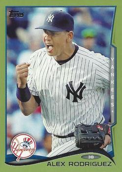 2014 Topps - Green #168 Alex Rodriguez Front