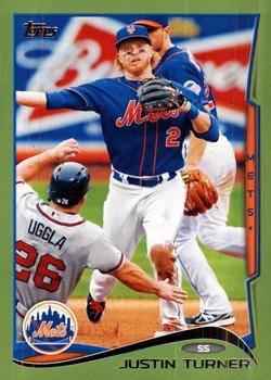 2014 Topps - Green #187 Justin Turner Front
